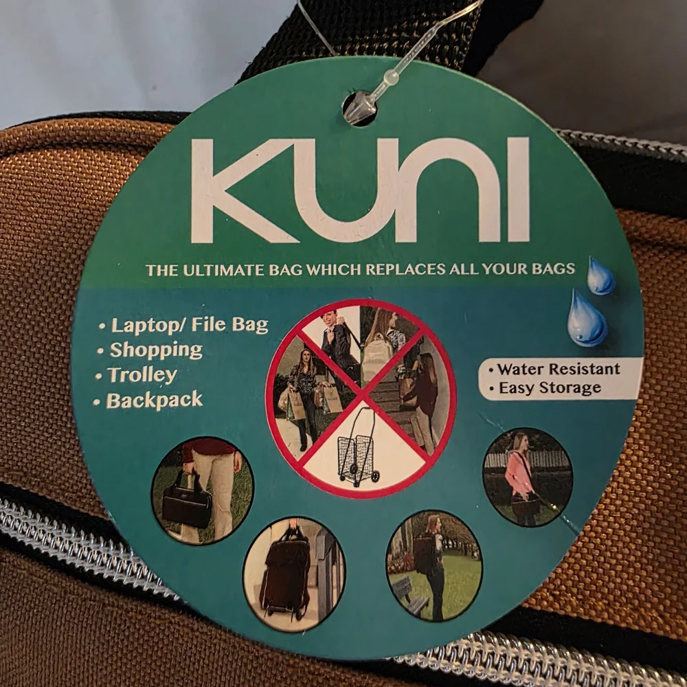 NWT KUNI Ultimate Bag 4in1 Trolley Laptop Backpack Bag